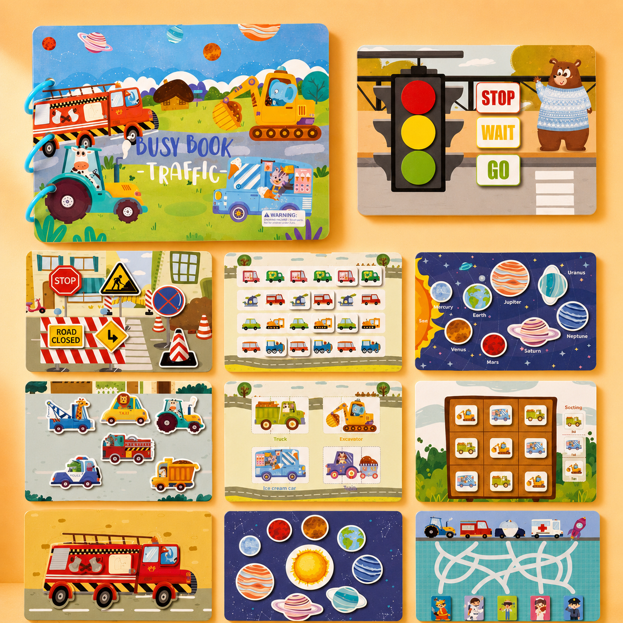 Montessori Sensory Book